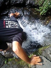 湧き水で 2009/08/29 15:36:06