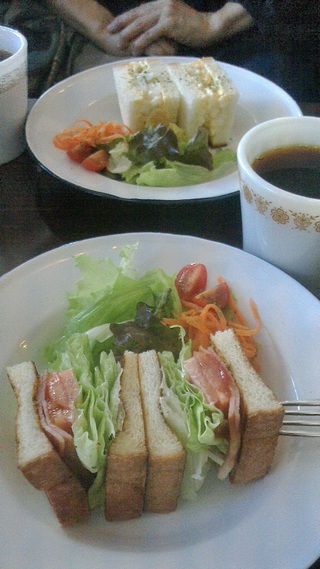 モーニングのBLTサンドセット