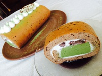 敬老の日☆抹茶ババロアロール
