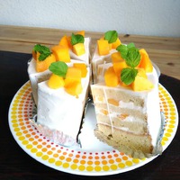マンゴーのショートケーキ☆ 2018/07/27 14:43:48
