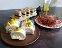 シベリアとヨーグルトシフォンのマンゴーロールケーキ 2018/08/09 13:37:08