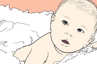 赤ちゃんのイラスト その後 自由企画工房 Atelier Free Plan