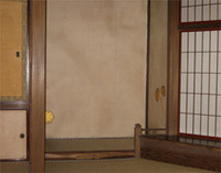 聴秋閣の床の間と小襖　　　　　　　　　　　　　建築探訪その２ 2009/09/04 14:56:06