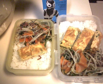 今日のお弁当。