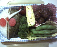 お弁当。