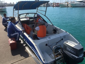 グッドワン号進水式♪