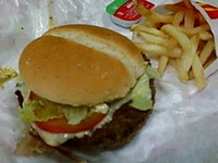 念願のNYバーガー 2010/02/18 14:08:46