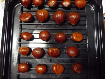 焼き栗！