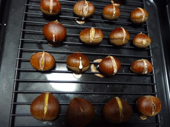 焼き栗！