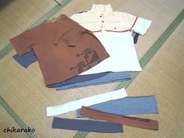 Ｔシャツの すそ上げ ♪