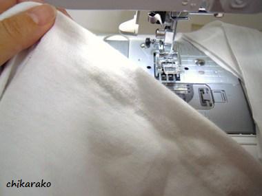 お気に入りＴシャツのすそ上げ♪