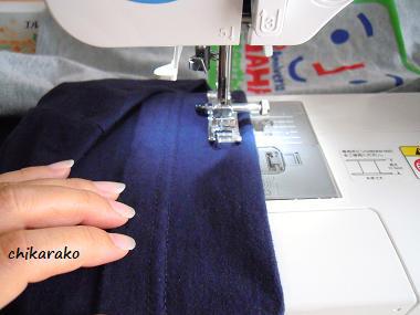 記念Ｔシャツの！すそ上げ～♪