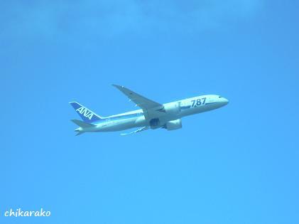 飛行機に乗って・・・♪