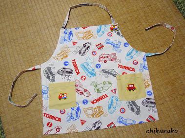 子供用エプロン完成～♪