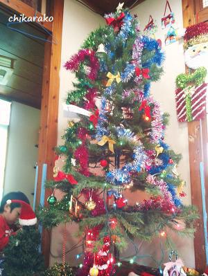 クリスマスツリーは猫タワー？！