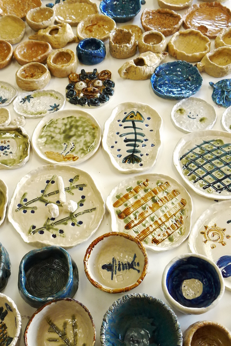 夏休み陶芸教室、作品が生まれました！！ │ 金城陶器 秀陶房