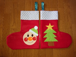 クリスマス靴下完成‼️