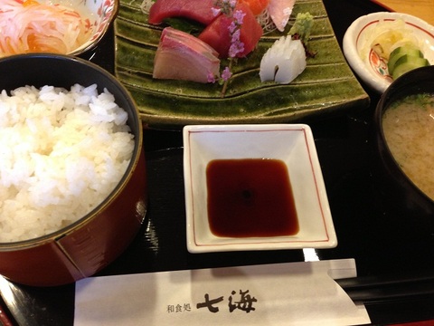 掛川市和食処七海で刺身定食をいただきました Shimada News