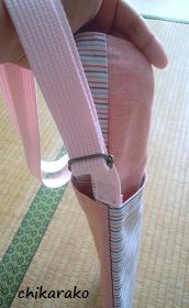 リバーシブルのフラップバッグ！①