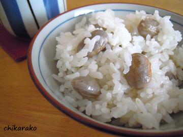 うずら豆ご飯を食べよう～♪