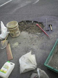 駐車場補修 2011/09/06 15:23:03