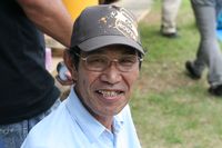 区民運動会と首相来沖