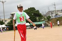 区民運動会と首相来沖
