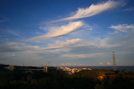 夕日