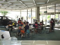 夏休み親子工作会