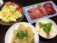 昨日の晩ご飯 2013/06/14 14:35:02
