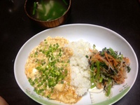 麻婆豆腐丼カレー風？ 2013/09/12 20:38:20