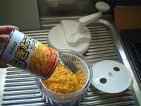 缶詰で冷凍コーン