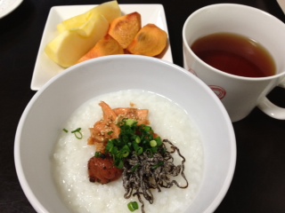 反省の朝ご飯と手抜き晩ご飯