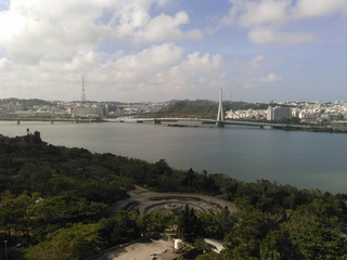 那覇市　漫湖公園辺りの風景
