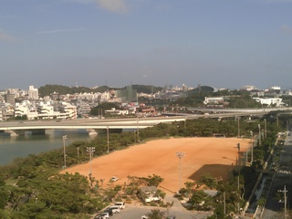 那覇市　漫湖公園辺りの風景