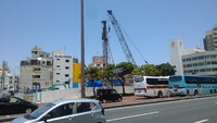 旧KDD那覇ビル辺りが変貌 2019/07/16 09:14:47