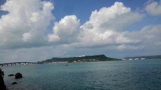 久々の浜比嘉島