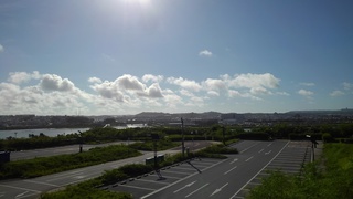 今朝１４日　瀬長島からの風景