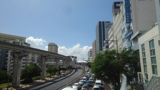 国道５８号　　旭橋駅前