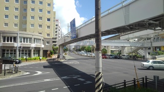 国道５８号　　旭橋駅前