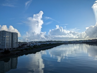 朝方、素敵な雲と出会う