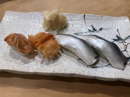 絶品！赤貝にぎり＆こはだにぎり♪　　～寿司割烹　裕楽～
