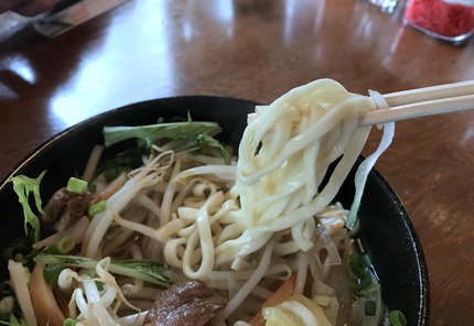 ちゃがま屋最後のランチは　野菜そば♪