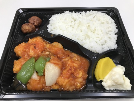 ラーメン・中華料理 竜丹の絶品エビチリ弁当♪　