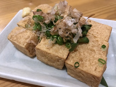 炭火串焼かなめのセロリの土佐酢