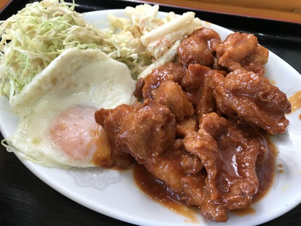 濃厚甘酢が旨い！　鶏の甘酢あんかけ　～うさまる食堂～