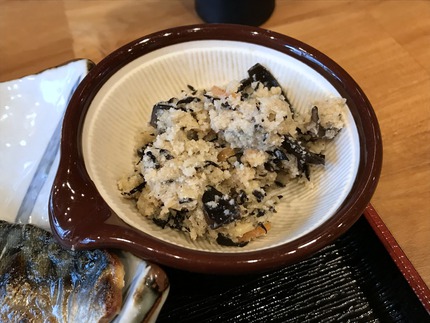 脂が旨いな～！鯖の塩焼定食　～ｎｏｒｏｓｈｉ～