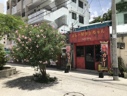 店舗の独特な外観と美味しいスパイスカレー♪　～カレー屋タケちゃん～