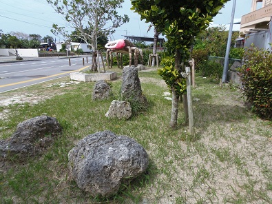 わたくしが豊見城に歩いていく道のそばに見かけるもの