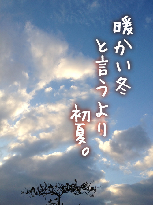 沖縄・那覇は暖かい上に「初夏」並みの気温24℃予報ですが・・・日差しが当たる車の中はやっぱり真夏状態。。。